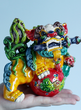 景德镇七彩如意家居客厅工艺品