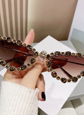 跨境新款太阳镜个性潮流复古欧美