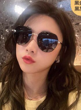 新款时尚大框墨镜男开车偏光女