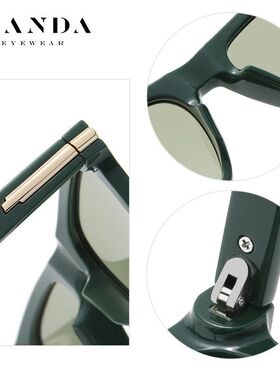 新款潮流偏光太阳镜时尚方形大框