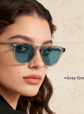 板材方框墨镜大牌女高级感偏光