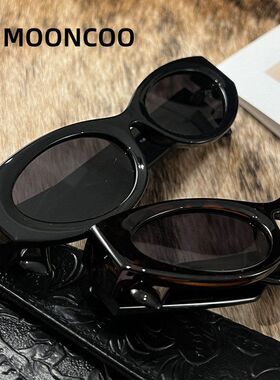 芈蔻时尚TR90墨镜女缪家高端宽边