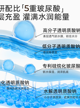 颐莲玻尿酸补水保湿贴片面膜