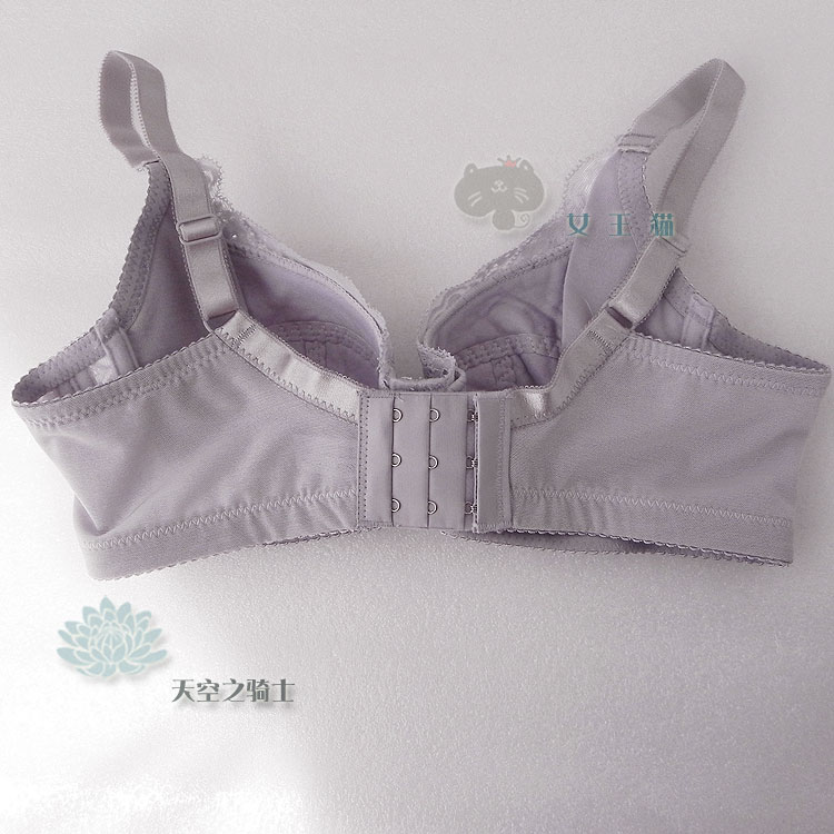 夏天的味道 精致绣花无海绵调整型收副乳薄款文胸75B80B85B90B - 图0