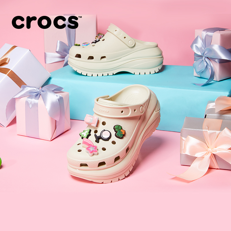 王俊凯推荐Crocs卡骆驰经典光轮洞洞鞋厚底沙滩鞋女鞋|207988