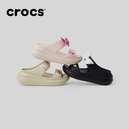 Crocs classic puff sandals wedge shoes