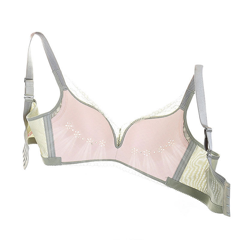 内衣女无钢圈调整型性感 玫瑰柏拉图文胸