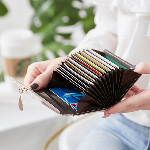 2021新款小巧卡包女式超薄零钱包卡片包大容量多卡位信用卡卡片套