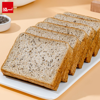 【任选3箱】泓一早餐面包吐司整箱健康全麦饱腹夜宵解馋点心零食