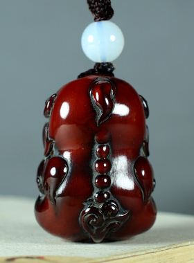 青藏牦牛精雕貔貅瑞兽挂件吊坠