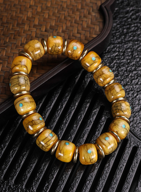 牦牛骨绿松石手链手串