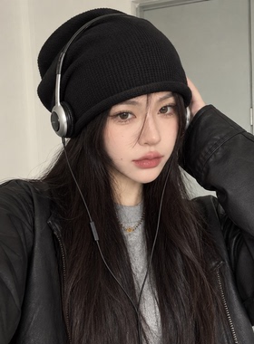 秋冬保暖显脸小堆堆帽