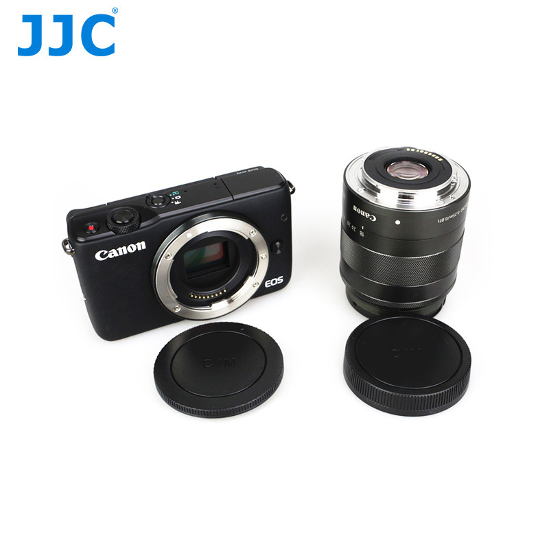 JJC L-R15适用于佳能微单相机配件机身盖canon eos M M2 M3 M5 M6 M6II M50 M10 M100 M200镜头 ...