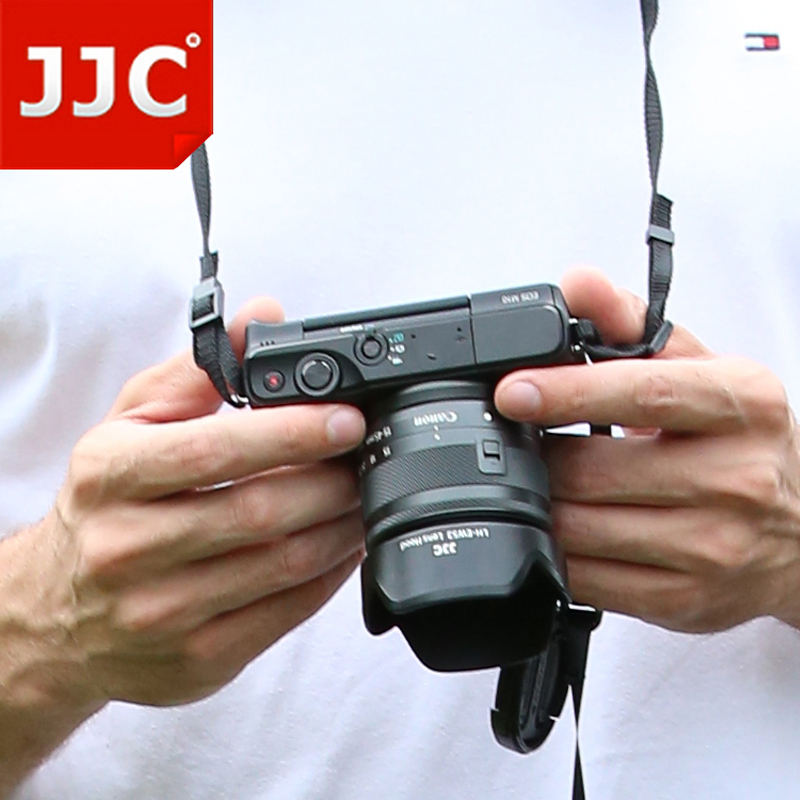 JJC微单遮光罩EW-53 54 60F 54B适用于佳能EF-M 32mm f/1.4 STM 55-200 18-150 15-45mm镜头m6II m200m50配件-图3