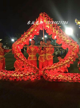 LED灯舞龙灯烫金灯光龙夜光