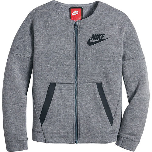 Nike/耐克正品2021年新款运动休闲大童拉链长袖外套 806214-091-图3