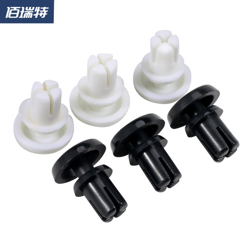尼龙铆钉按压式固定塑料卡扣R形/型PC板塑胶子母铆钉R2R3R4R5R6 - 图1