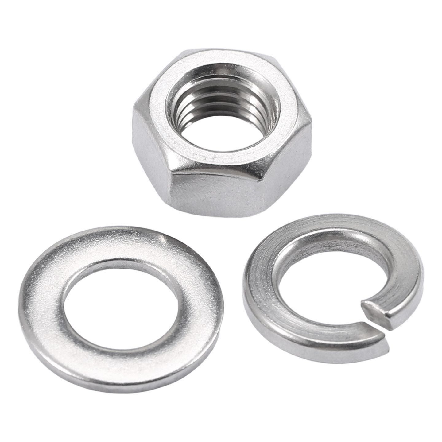 316/304不锈钢螺母201六角螺帽8级螺丝帽垫片圆形弹垫大全M2-M30,淘宝优惠券,粉丝福利购,淘宝优惠卷