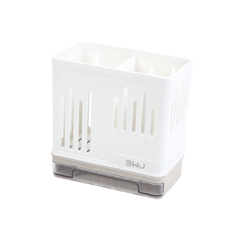 Wall-mounted chopstick barrel kitchen chopstick box drain rack