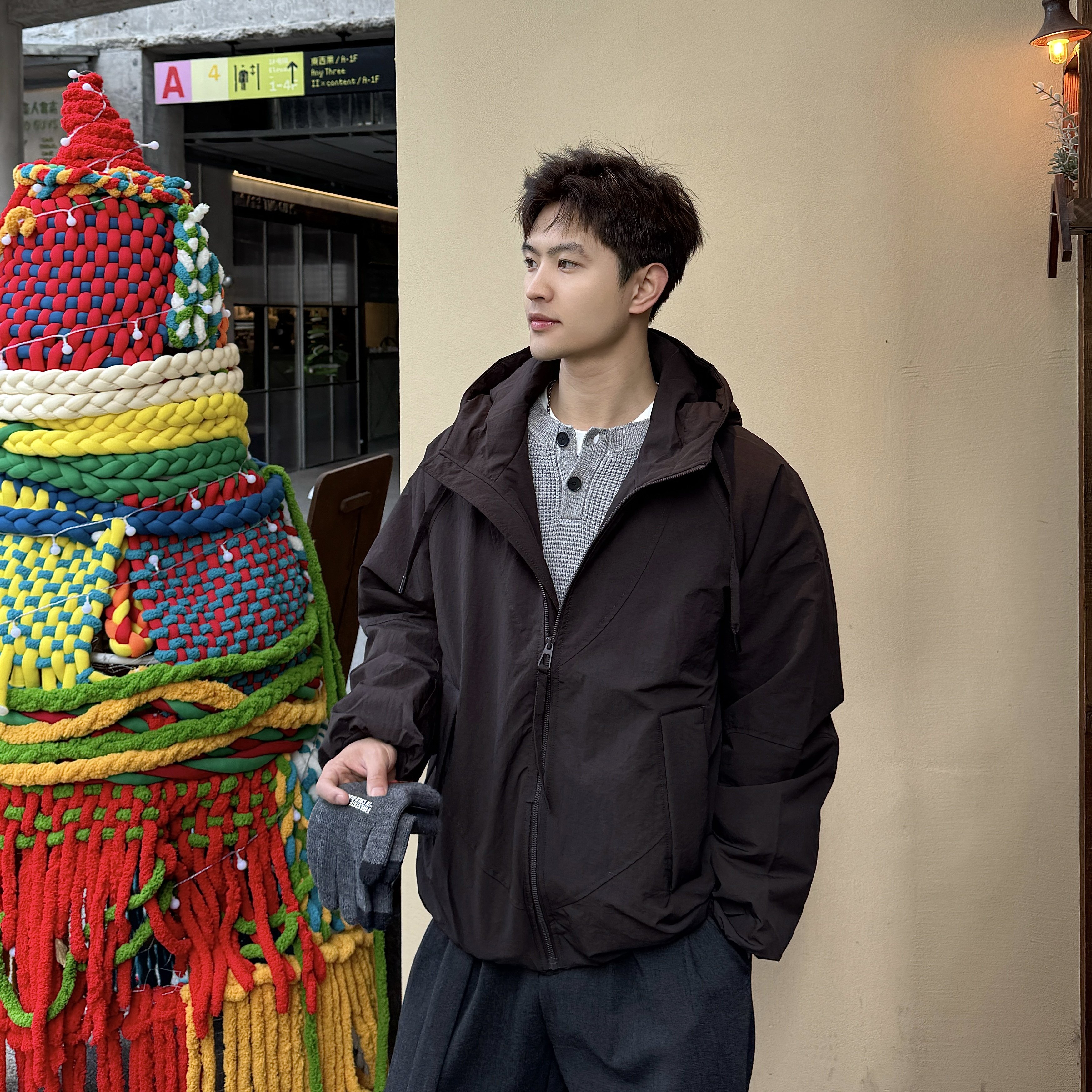 飞型记工装风连帽棉衣男冬季新款宽松休闲百搭加厚保暖外套棉服,淘宝优惠券,粉丝福利购,淘宝优惠卷