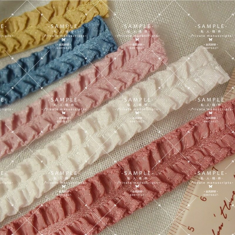 公主范1米~弹力皱褶肩带辅料贴发饰夹子高贵1.2CM黑粉白暗蓝系DIY,淘宝优惠券,粉丝福利购,淘宝优惠卷