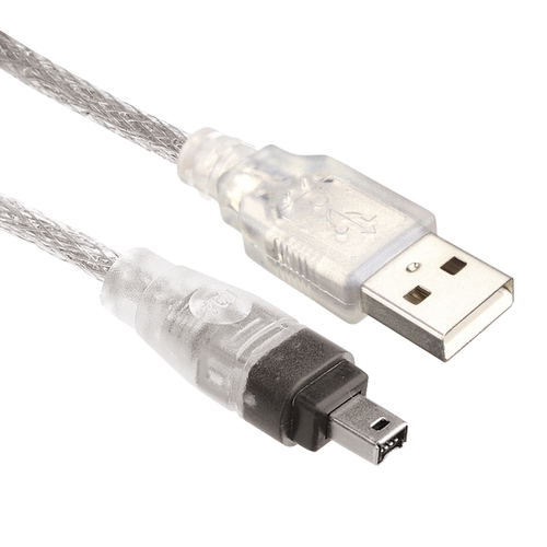 CY 辰阳适用于索尼相机1394线 USB转1394 4P 连接线 DV机用数据线 - 图0