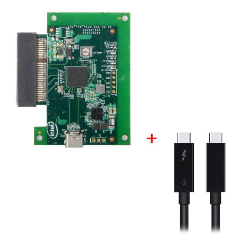 CY雷电三转PCI-E板转接卡 Thunderbolt3/4显卡坞笔记本USB4核心板-图0