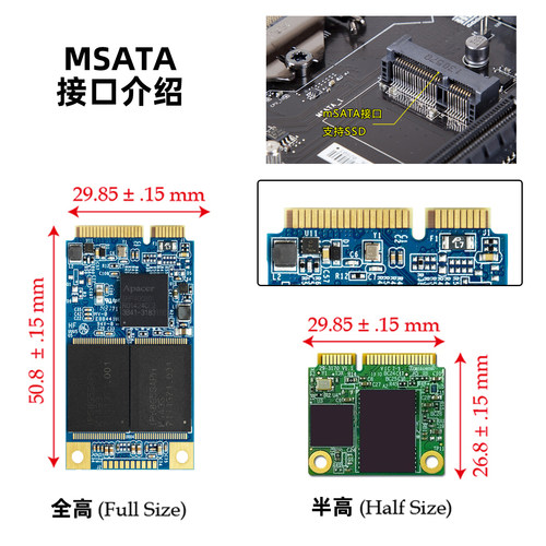 CY mSATA NGFF B/M-key SATA SSD固态硬盘转2.5寸并口IDE 44pin - 图1