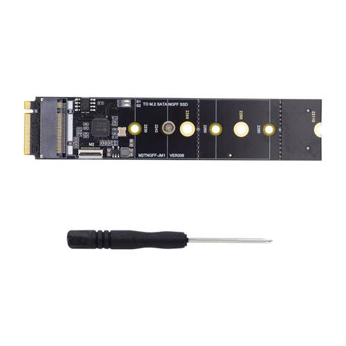 CY M.2 B/M-KEY SATA NGFF SSD转主板M-KEY NVME扩展卡PCIE转NGFF - 图0