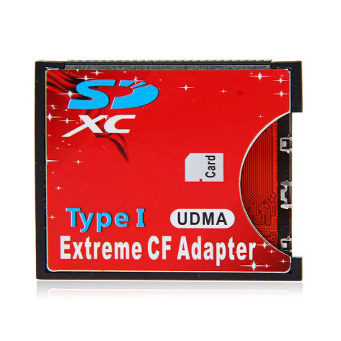 CY SD转CF-I I卡套 SDHC SLR单反机适配器 支持wifi SD卡转接卡套支持无线  2TB 单反相机卡 TYPE I型薄卡
