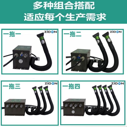 史帝克ST-203B扁嘴离子风蛇 红外线感应除静电除尘枪除尘风嘴 - 图0