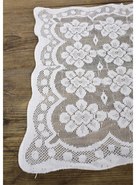 盖布四季茶几方桌桌布白色薄款