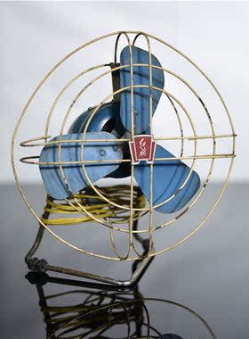 老电扇古董电器台式摆设老上海