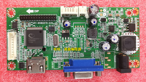 全新 RTD2383L_1A1H_WS_R10.2驱动板 LED一体板水平接口方向包好-图3