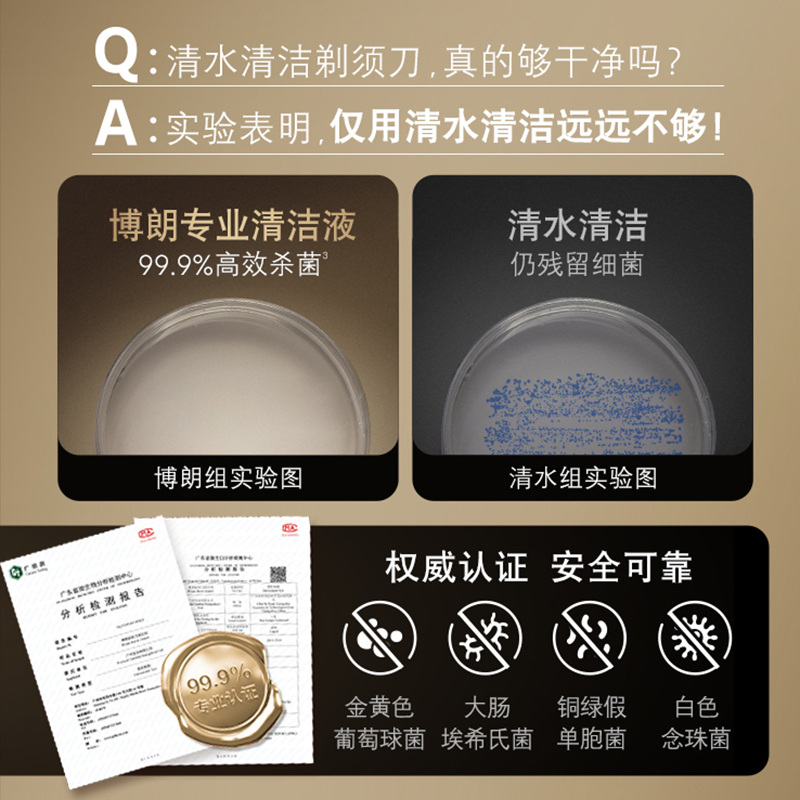 德国博朗男士剃须刀配件 CCR8清洁液 6+2套装 官方正品