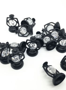 Dollhouse微缩食玩场景 模型娃娃屋配件迷你复古仿真小煤油灯摆件