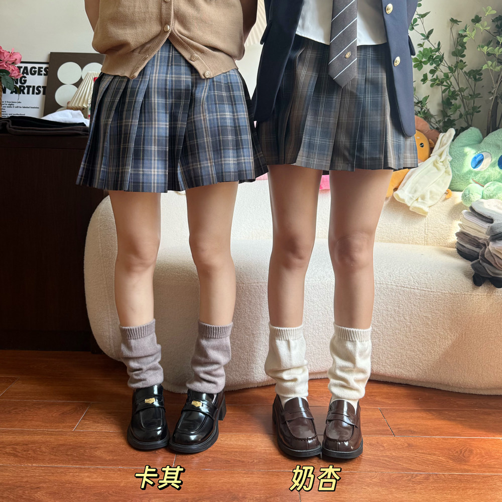 30厘米超萌白色校供感迷你平板泡泡袜加宽加厚秋冬针织小腿堆堆袜,淘宝优惠券,粉丝福利购,淘宝优惠卷