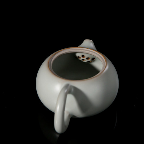 汝窑茶壶单壶家用冠杰现代泡茶壶茶艺功夫茶具台湾西施壶汝窑壶 - 图2
