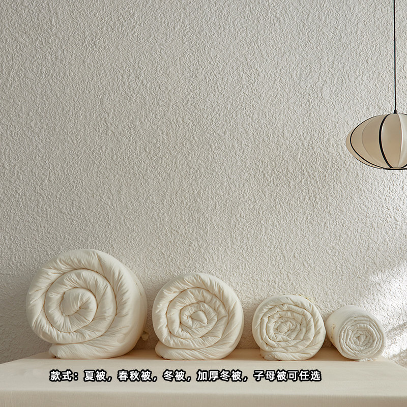 A类抗菌全棉双层纱春秋被冬被子 加厚柔软子母被蚕丝蛋白纯棉被芯,淘宝优惠券,粉丝福利购,淘宝优惠卷