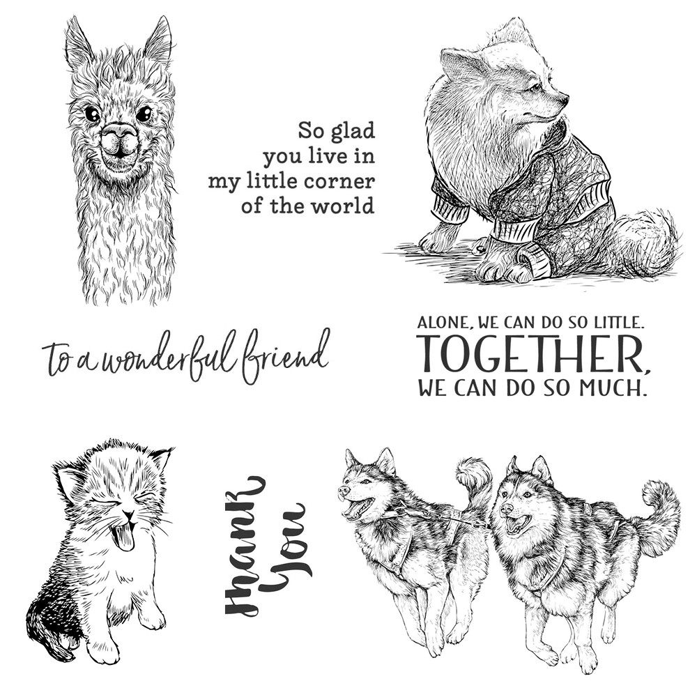 章先生 手账 手绘猫狗 透明印章 橡皮章硅胶 DIY相册软胶印章,淘宝优惠券,粉丝福利购,淘宝优惠卷