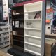Storage cabinet white ash storage bookcase storage rack