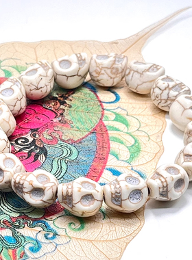 社恐终结者手链松石骷髅手链