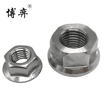 304/316 ສະແຕນເລດ flange ກັບ pad nut pressure plate nut M10M12M14M16M18M20M22