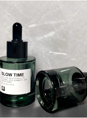 高档玻璃避光分装瓶空瓶护肤品美容院小样滴管精油瓶子30ML 50ML