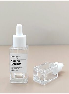 方形加厚透明食品级婴儿滴管分装瓶精华分装瓶精油调配瓶空瓶10ML