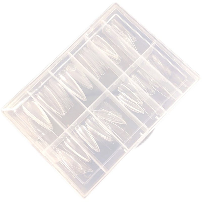 进口超薄甲片两面免刻磨折无痕方形梯形长尖形透明全贴半贴美甲片,淘宝优惠券,粉丝福利购,淘宝优惠卷