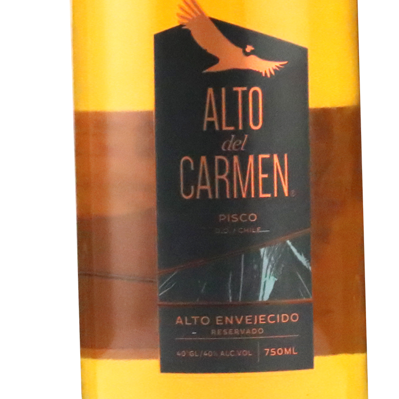 卡曼之巅金色年华皮斯科白兰地 ALTO CARMEN PISCO 智利进口洋酒 - 图0