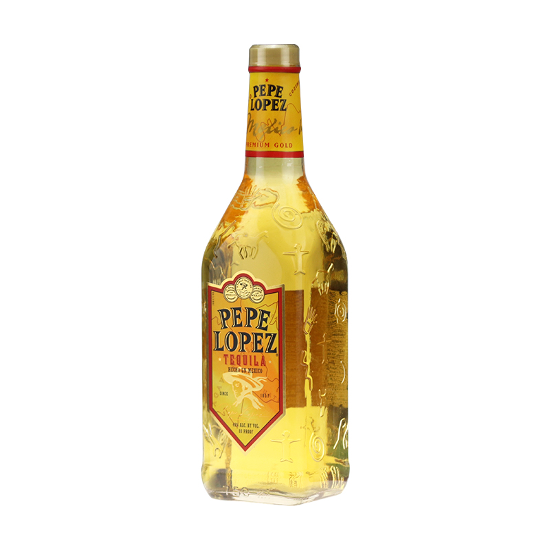 墨西哥 雷博士金龙舌兰酒特基拉调酒基酒PEPE LOPEZ TEQUILA750ml - 图0