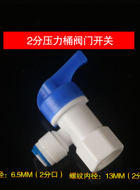 2分压力桶球阀开关纯水机净水器