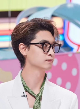 方形秦霄贤同款防蓝光